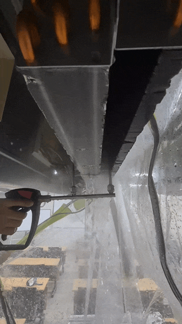 신규 노즐 시연 사진